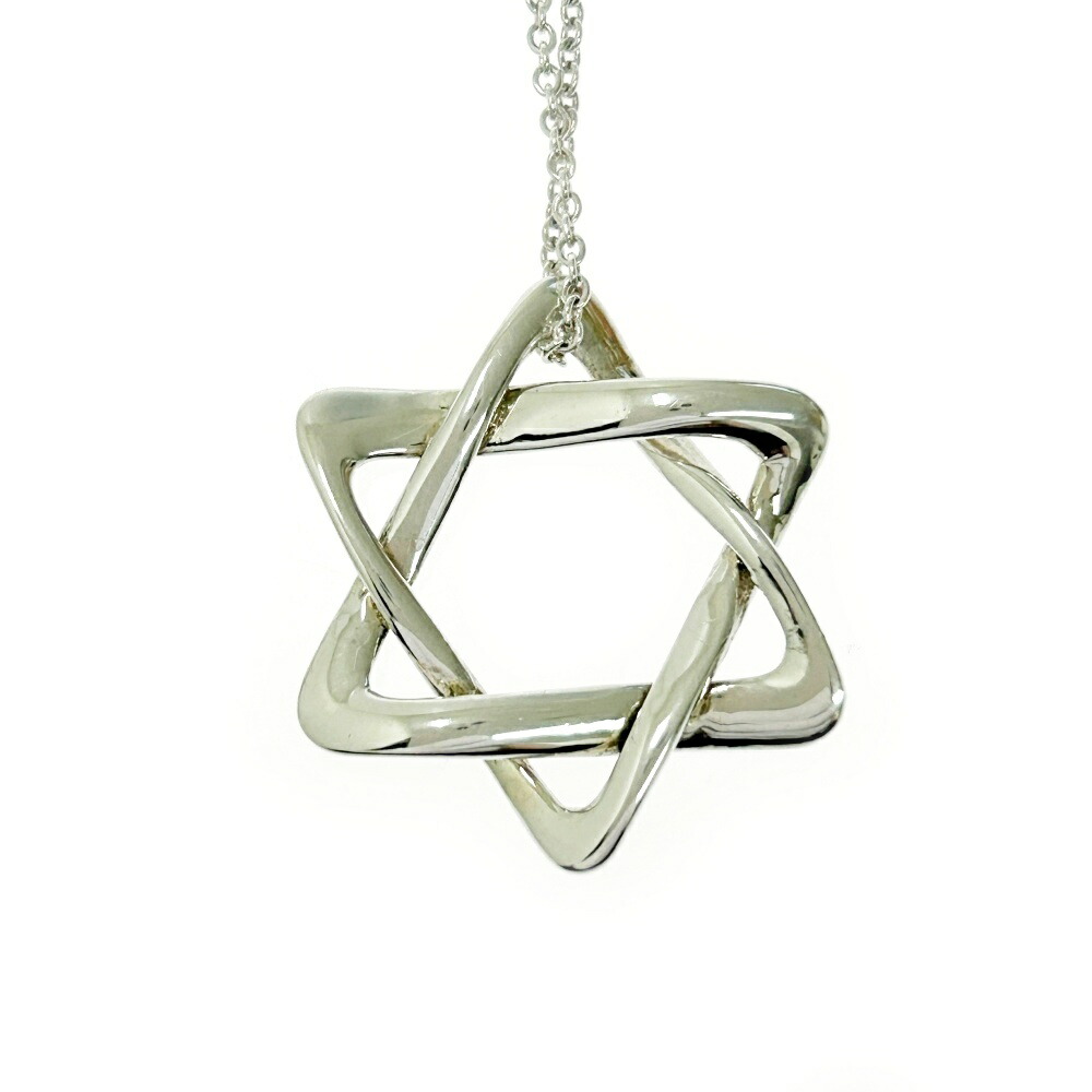 極美品✨️ ティファニー スターオブダビデ 星ネックレス シルバー925 極美品✨️ ティファニー スターオブダビデ 星ネックレス シルバー925