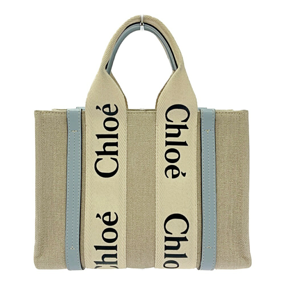 ほぼ新品　Chloe woody ミディアム トートバッグ クロエ Chloe Chloe トートバッグ WOODY MEDIUM ウッディ