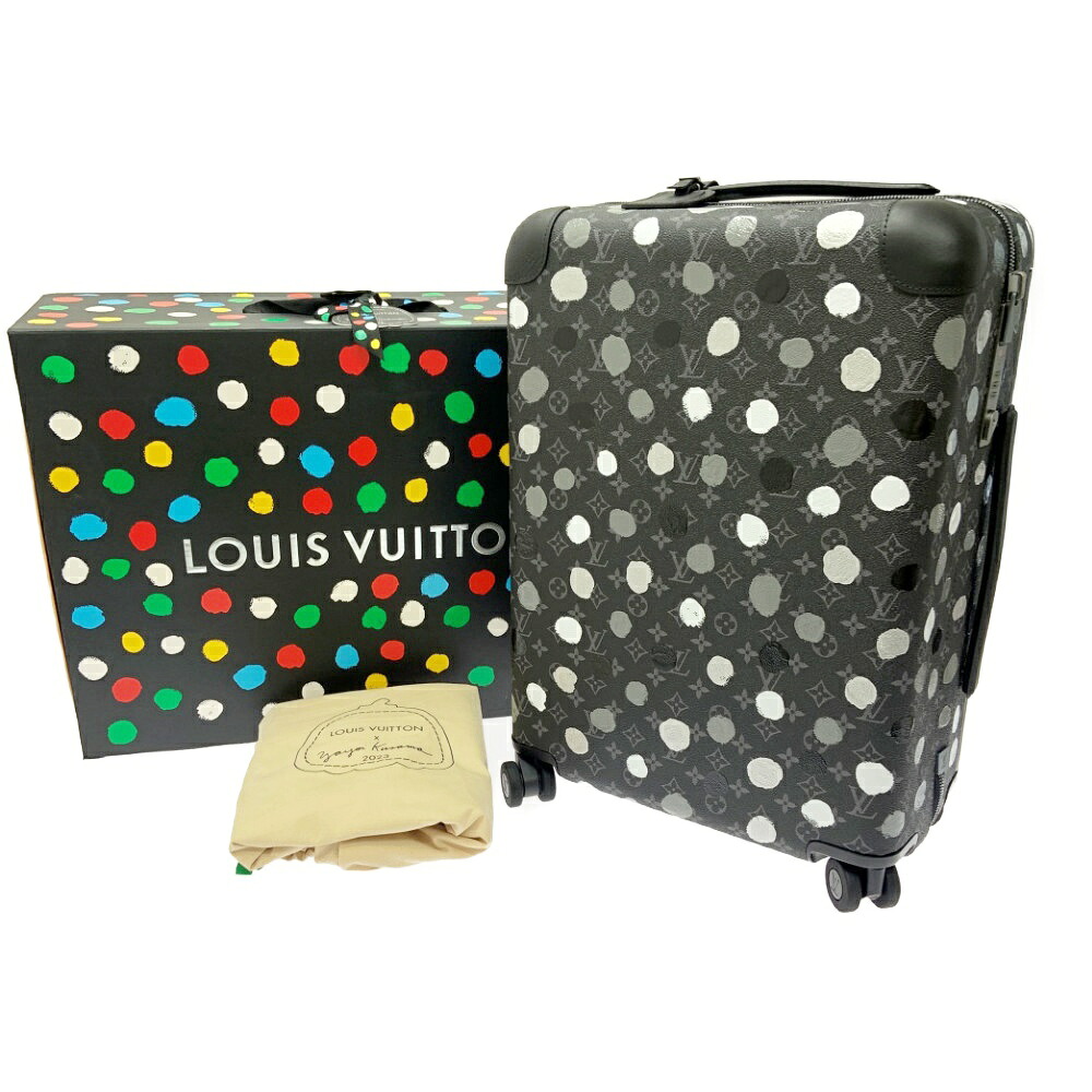 【中古】【箱付き添い人】【新品未当て嵌める】 LOUIS VUITTON ルイ・ヴィトン M10122 モノグラムエクリプス ホライゾン55 ×草間彌生 395910 キャリーバッグ