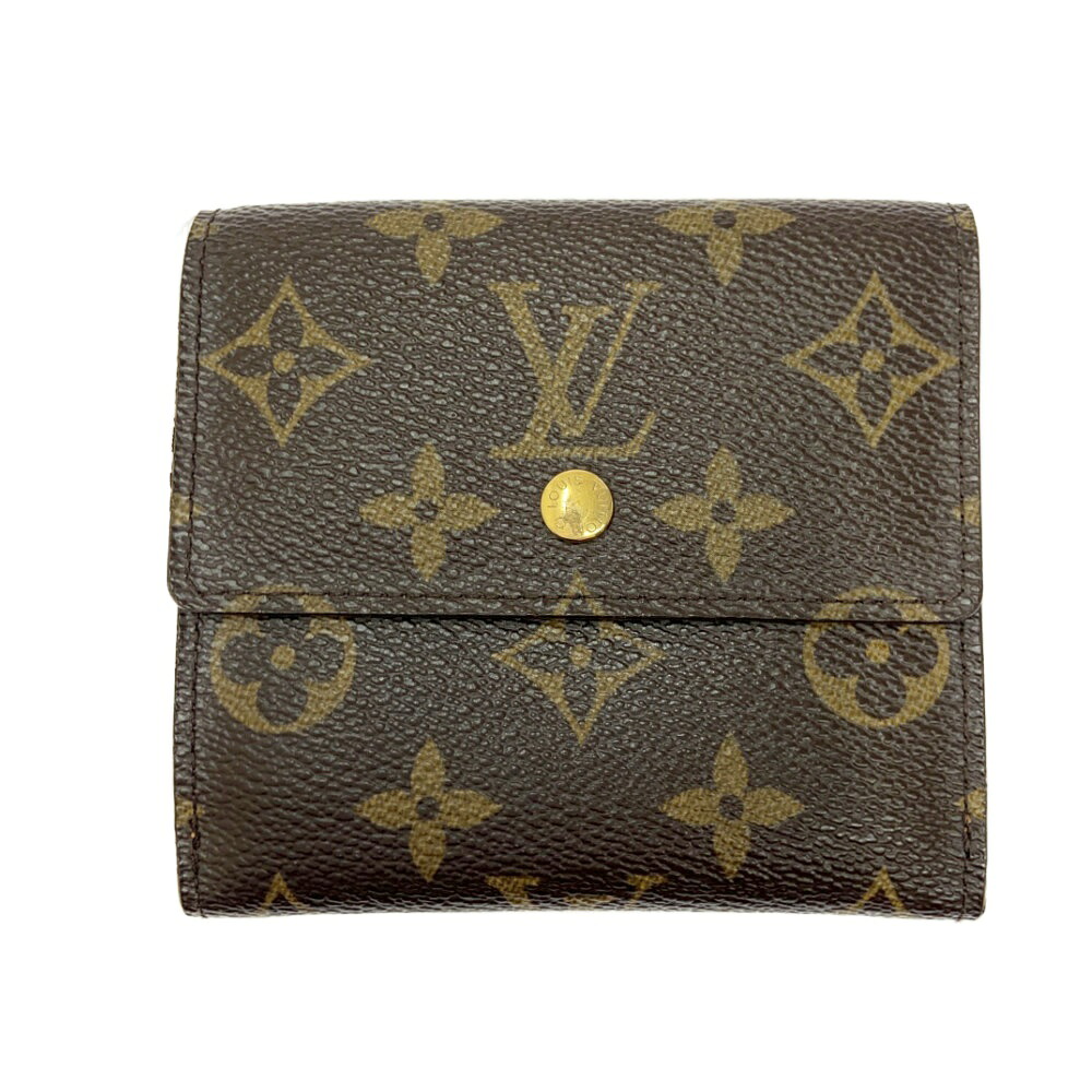 【中古】LOUIS VUITTON ルイ・ヴィトン M61654 モノグラム PVC ポルトフォイユエリーズ 赤銅色 403621 二つ折り札入れ 財布・ケース-レディース財布-バッグ・小物・ブランド雑貨