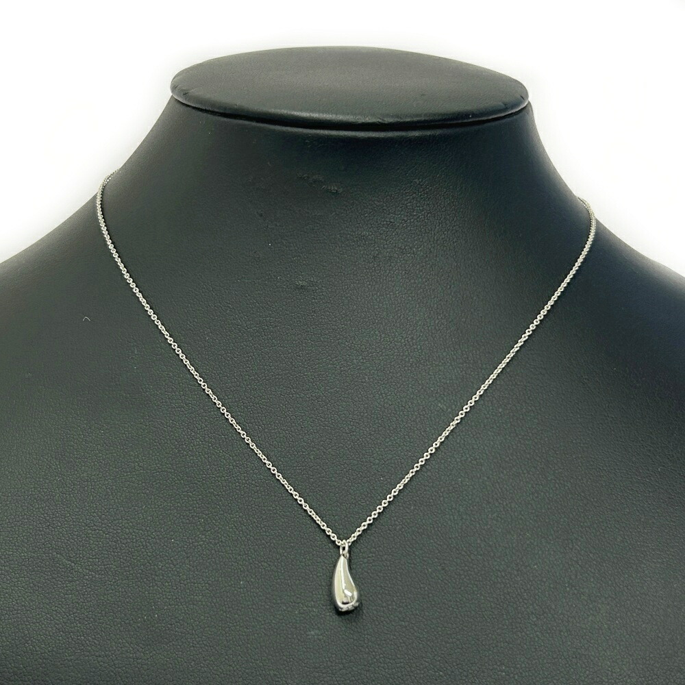 【極美品】約40cm ティファニー ティアドロップ ネックレス SV925 楽天市場】N【中古】【TIFFANY&Co.】ティファニー ティアドロップ