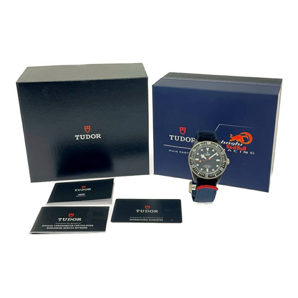 【中古】【箱付き添い人】 TUDOR チュードル M25707KN-0001 カーボンコンポジット×織り地 ペラゴスFXD 自動小銃一巻き メンズ 米国海軍 411452 ウオッチ