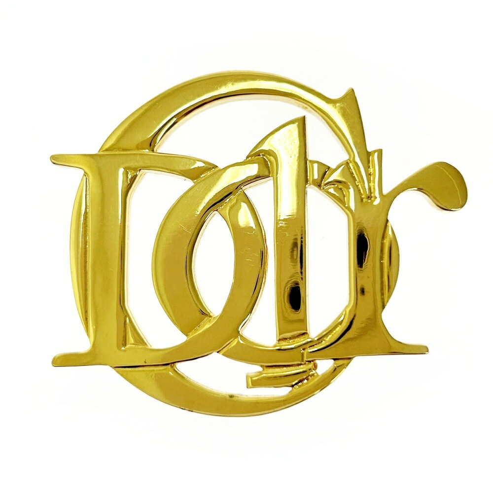 楽天市場】【中古】Christian Dior CD ICON ブローチ CDブローチ