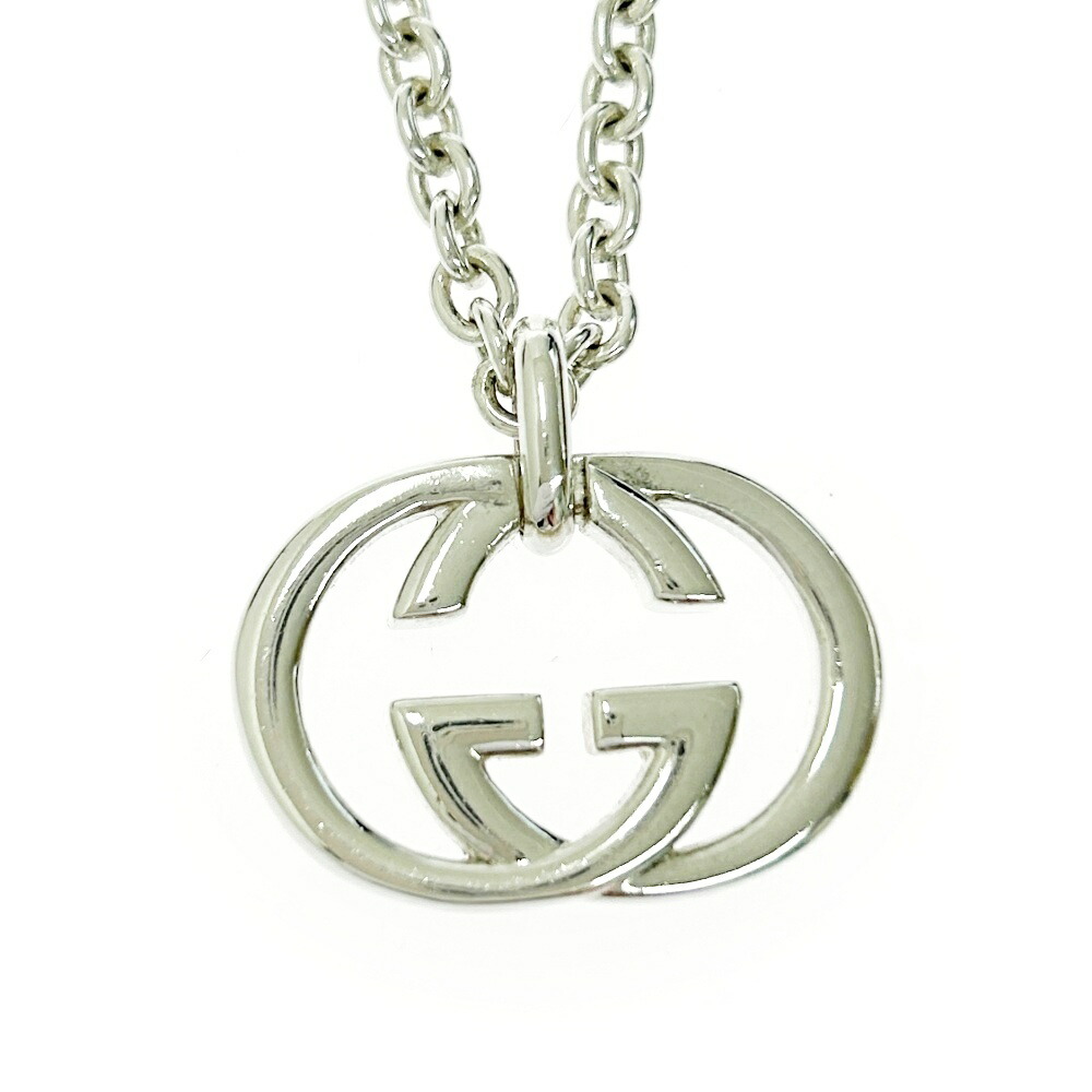 楽天市場】【中古】GUCCI グッチ インターロッキングGGネックレス