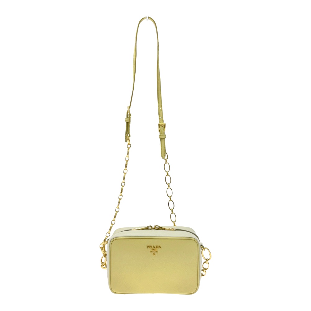 プラダショルダーバッグ PRADA】プラダ『レザー ショルダーバッグ』BR3474 レディース 1