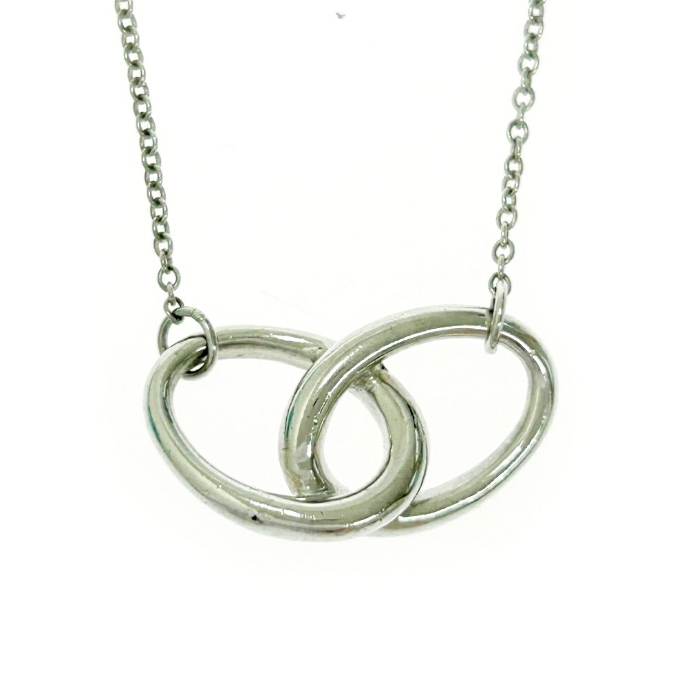 美品 Tiffany ダブルループ チェーン ネックレス ビンテージ シルバー 50901229-1.jpg