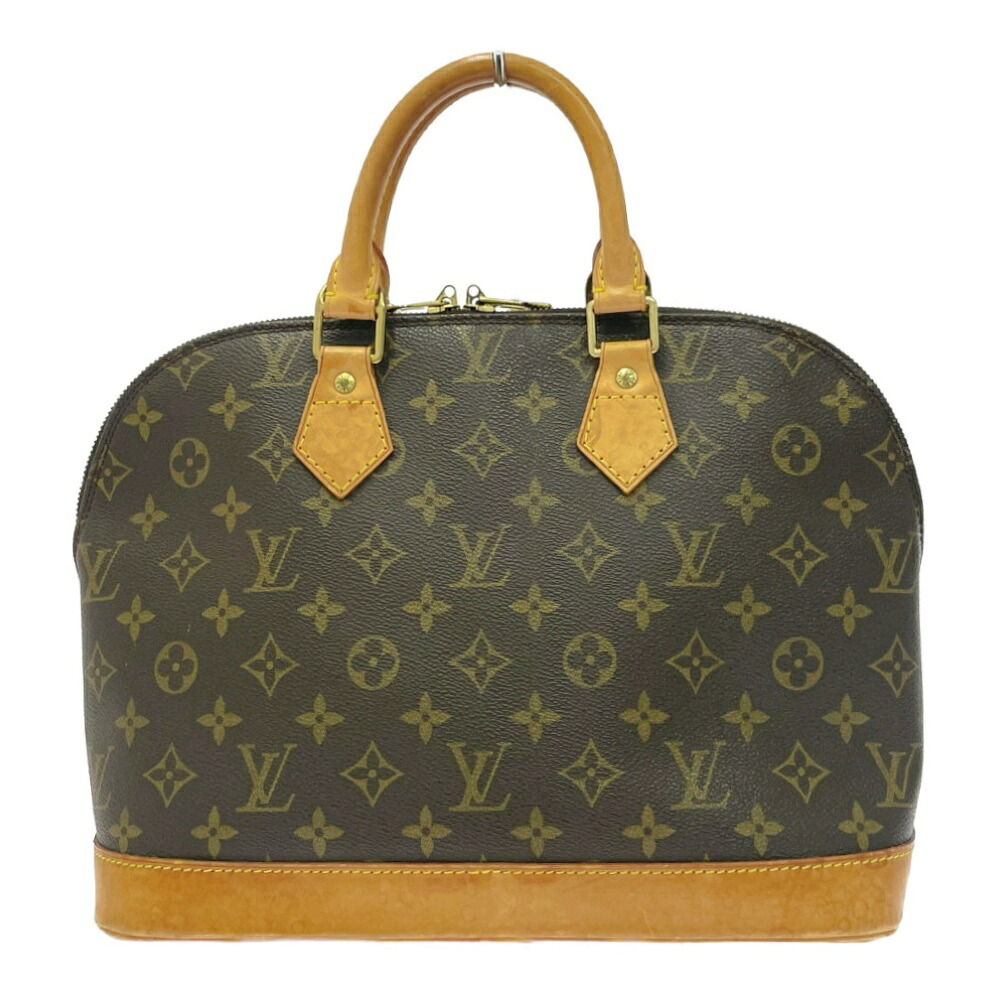 【中古】LOUIS VUITTON ルイ・ヴィトン M51130 モノグラム PVC アルマPM ハンドバッグ ブラウン 455915 ハンドバッグ