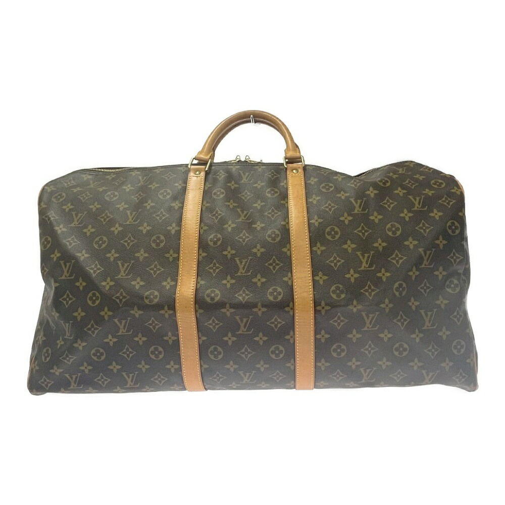 【中古】LOUIS VUITTON ルイ・ヴィトン M41422 モノグラム PVC キーポル60 ボストンバッグ 赤銅色 409936 ボストンバッグ