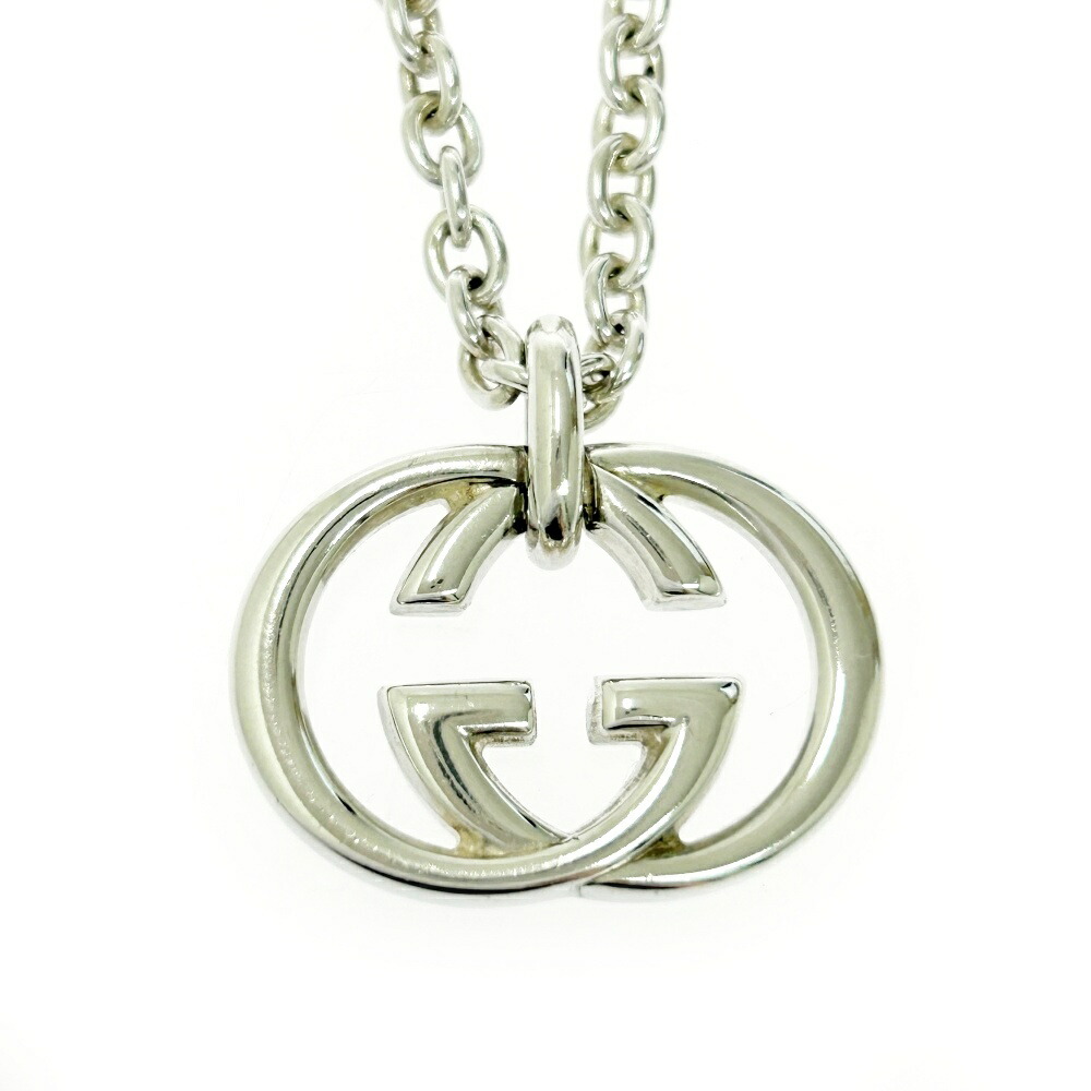 楽天市場】【中古】グッチ インターロッキングG スリム ネックレス