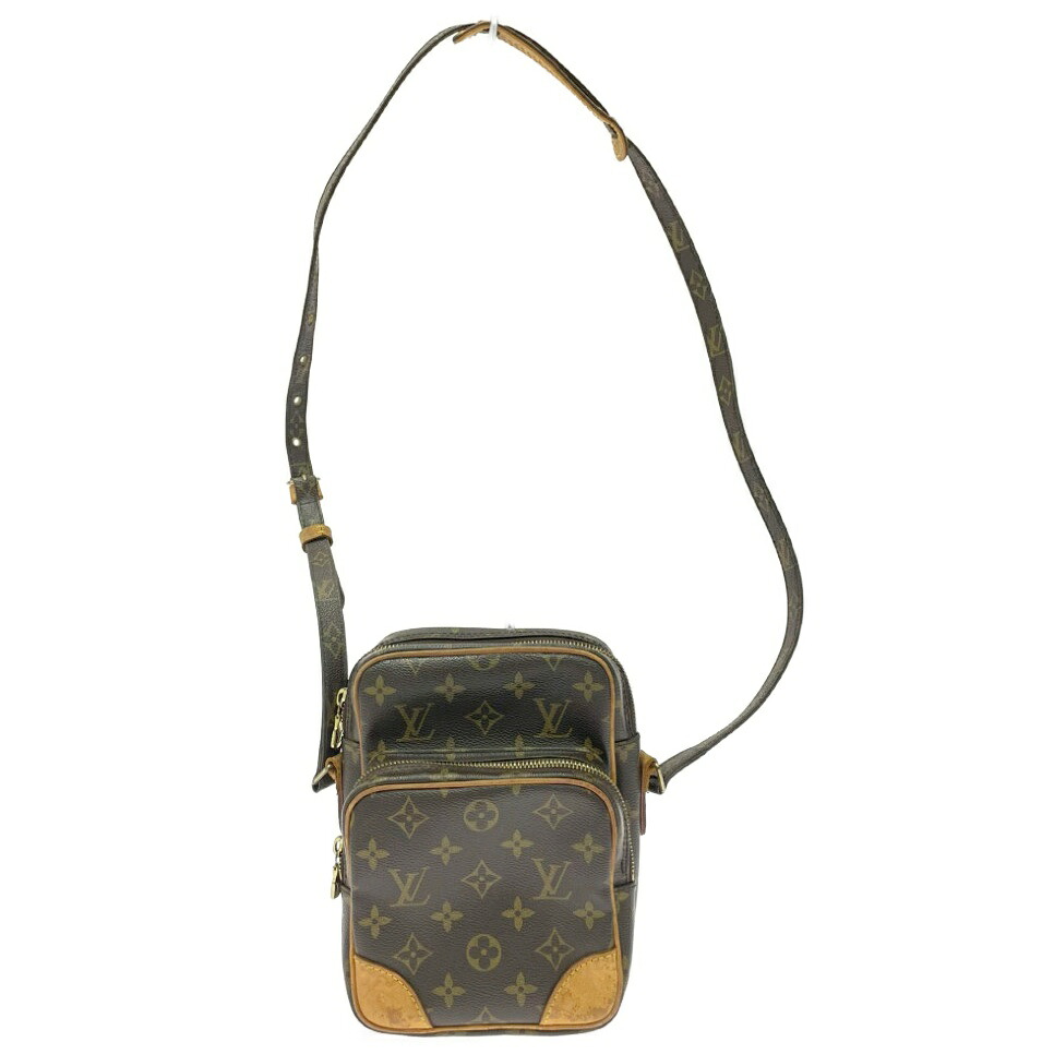 【中古】LOUIS VUITTON ルイ・ヴィトン M45236 モノグラム PVC アマゾン ショルダーバッグ ブラウン 412550 ショルダーバッグ