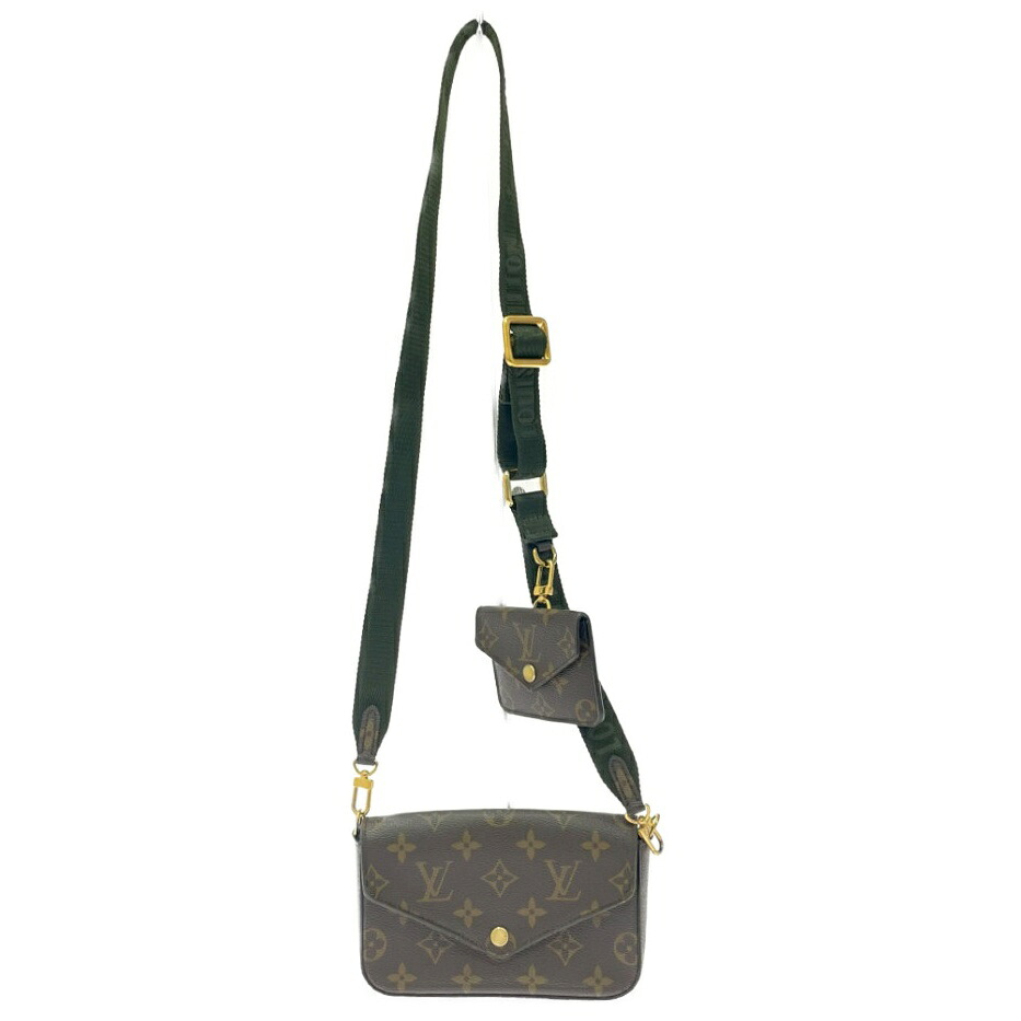 【中古】LOUIS VUITTON ルイ・ヴィトン M80091 モノグラム PVC ミュルティ ポシェット フェリシー 赤銅色 435433 ショルダーバッグ
