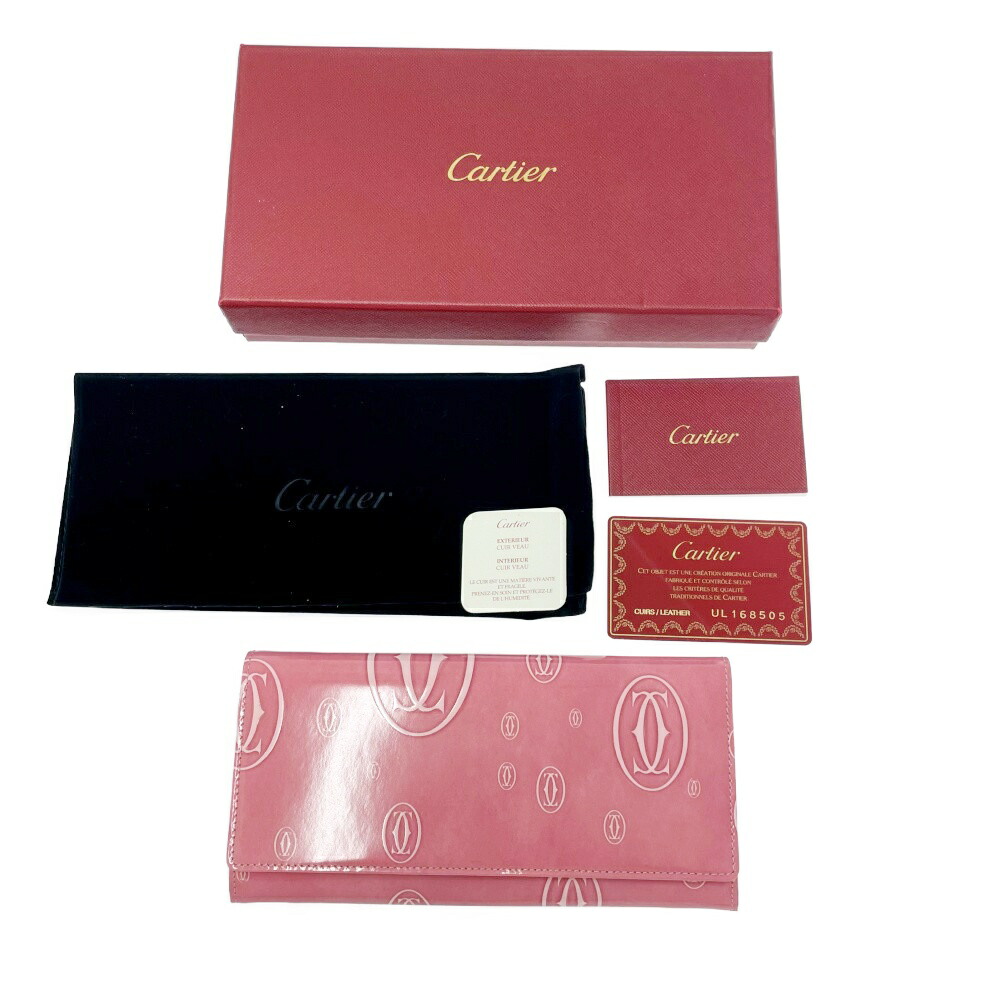 楽天市場】【中古】【箱付き】 CARTIER カルティエ パテントレザー
