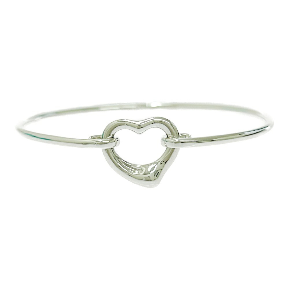 Tiffany & Co. ハート型バングル　リボン 希少】TIFFANYティファニー バングル ハート リボン - メルカリ