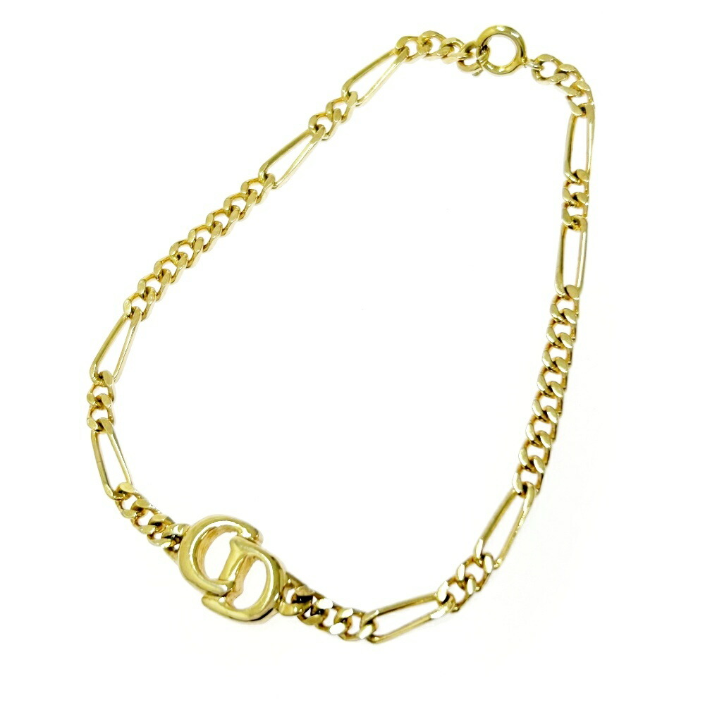 楽天市場】【中古】Christian Dior ブレスレット メッキ ゴールド