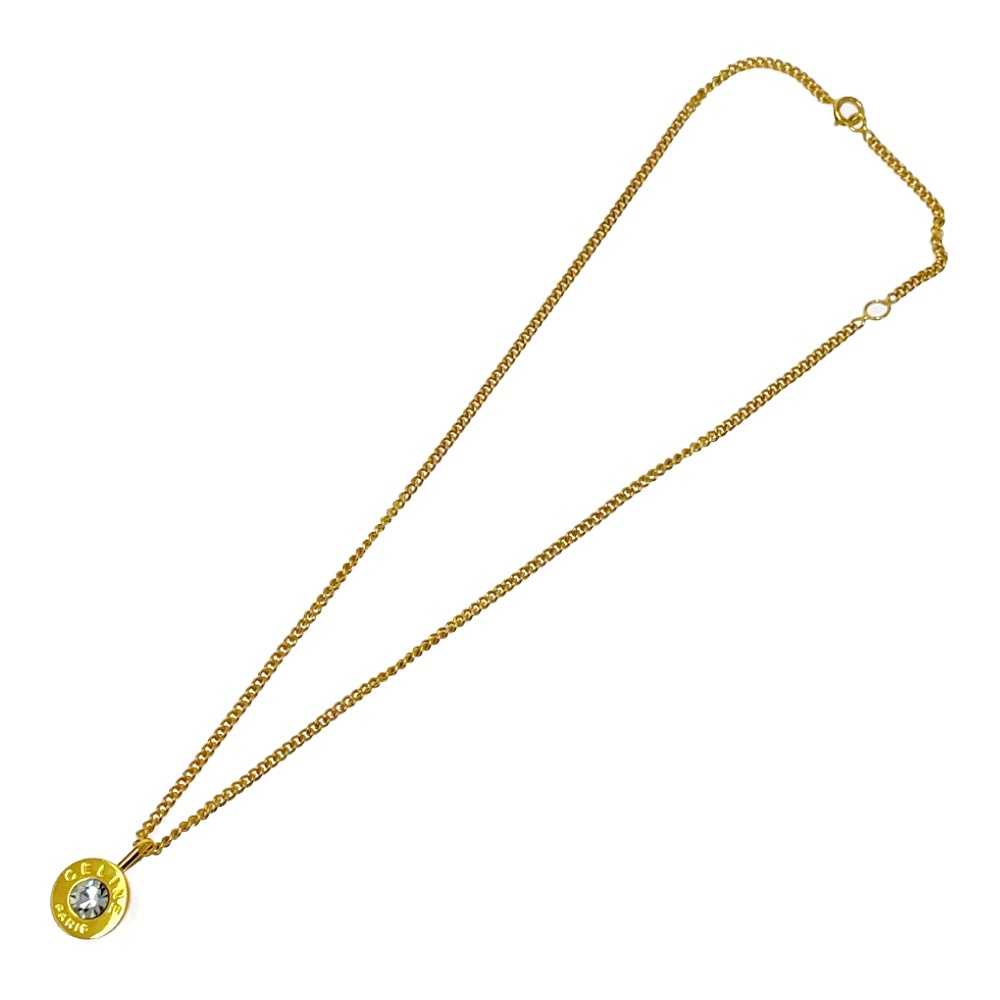 ゴールド アルファベットネックレス R セリーヌ ゴールド アルファベットネックレス R セリーヌ