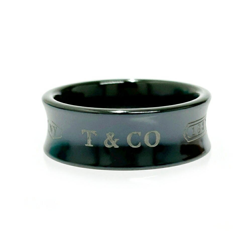 極美品Tiffanyブラックチタンナローリング12.5ほぼ未使用 楽天市場】TIFFANY&Co.【ティファニー】1837 ナローリング 約12.5号