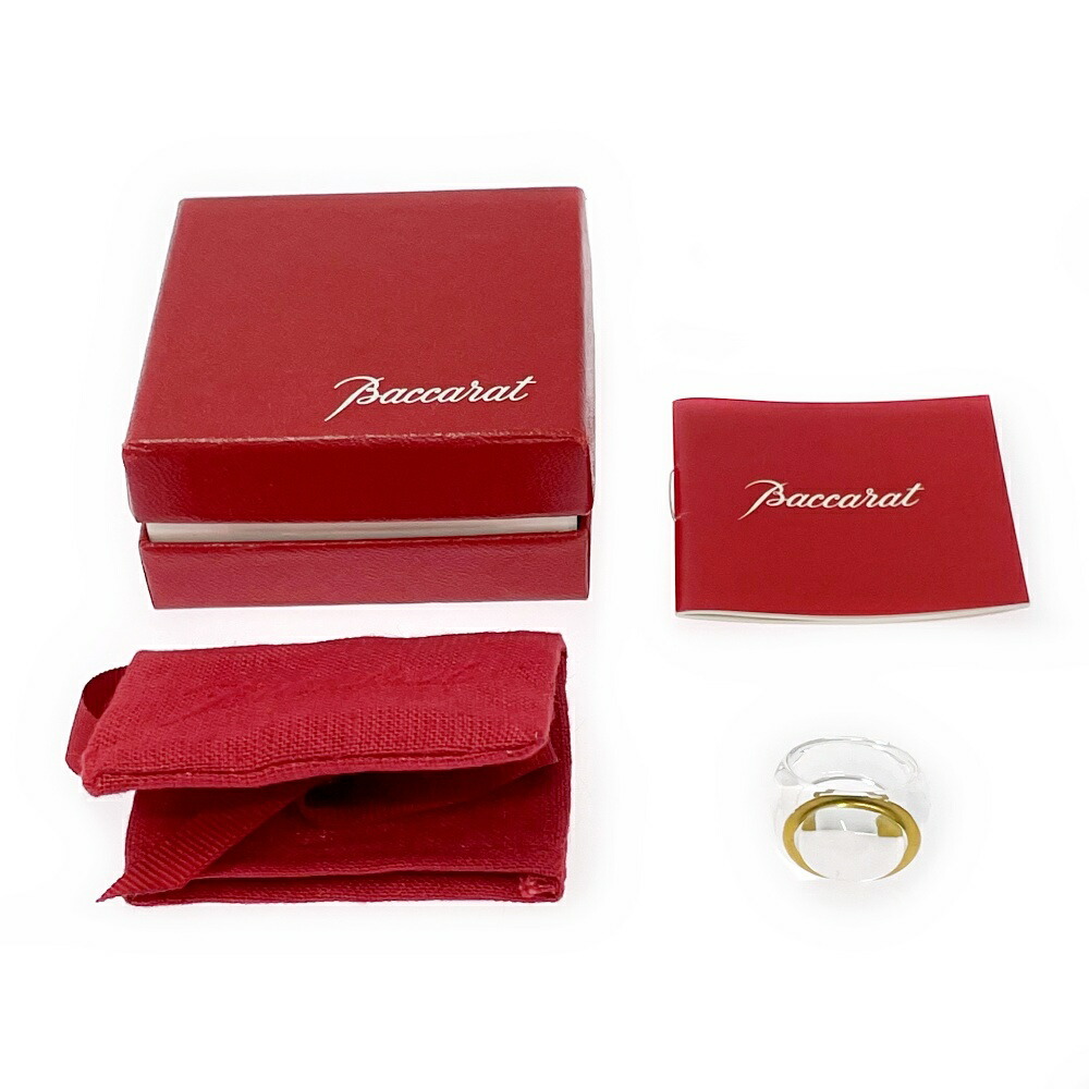 楽天市場】BACCARAT バカラ レッド 赤 クリスタル リング 指輪 約15号