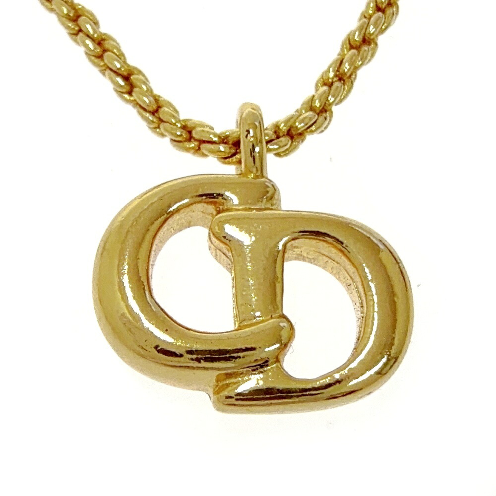 【中古】Christian Dior クリスチャンディオール GP CDロゴ ネックレス ゴールド 557802 ネックレス｜ブランドショップ　カラー