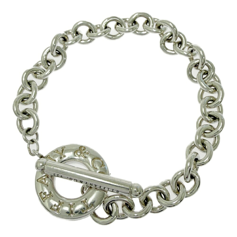 【中古】【保護すること袋付き添い人】 TIFFANY\u0026Co. ティファニー しろがね色 トグル 腕輪 26.1g 925目じるし 566228 腕輪