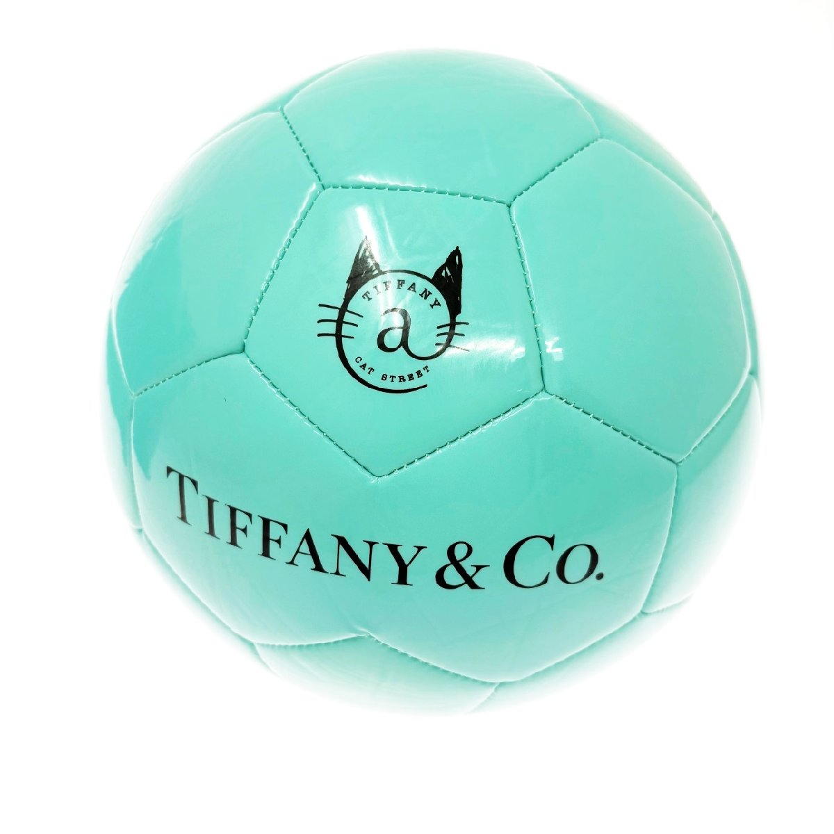 【中古】【箱付き】 TIFFANY&Co. ティファニー スポルディング キャットストリート サッカーボール 657470｜ブランドショップ　カラー