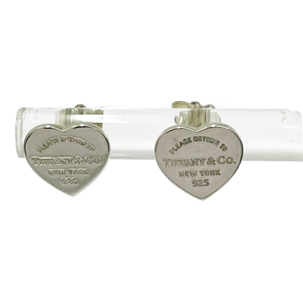 【中古】TIFFANY&Co. ティファニー シルバー リターントゥ ハートピアス 2.1g 925刻印 579211 ピアス|ブランドショップ カラー