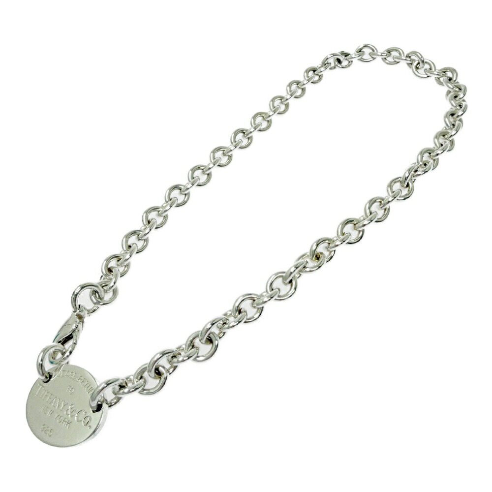 【中古】【箱付き】 TIFFANY&Co. ティファニー シルバー リターントゥ オーバルタグ ネックレス 52.0g 925刻印 655323 ネックレス|ブランドショップ カラー
