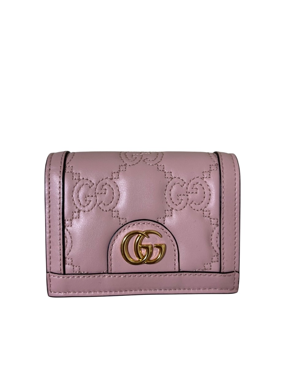 グッチ Gucci 紙入れ ＧＧマトラッセ レザーピング 【中古】