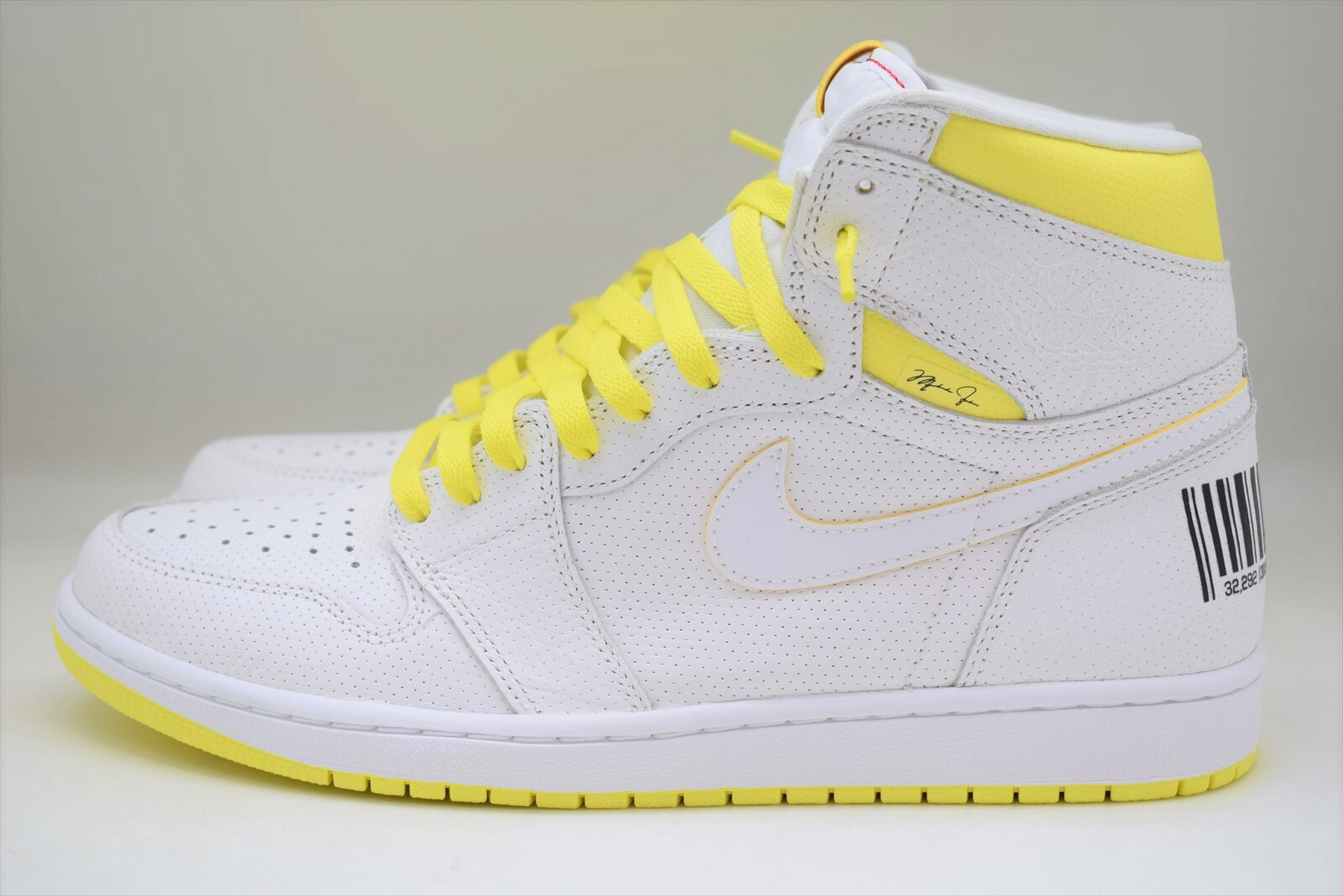 air jordan 1 retro yellow black white