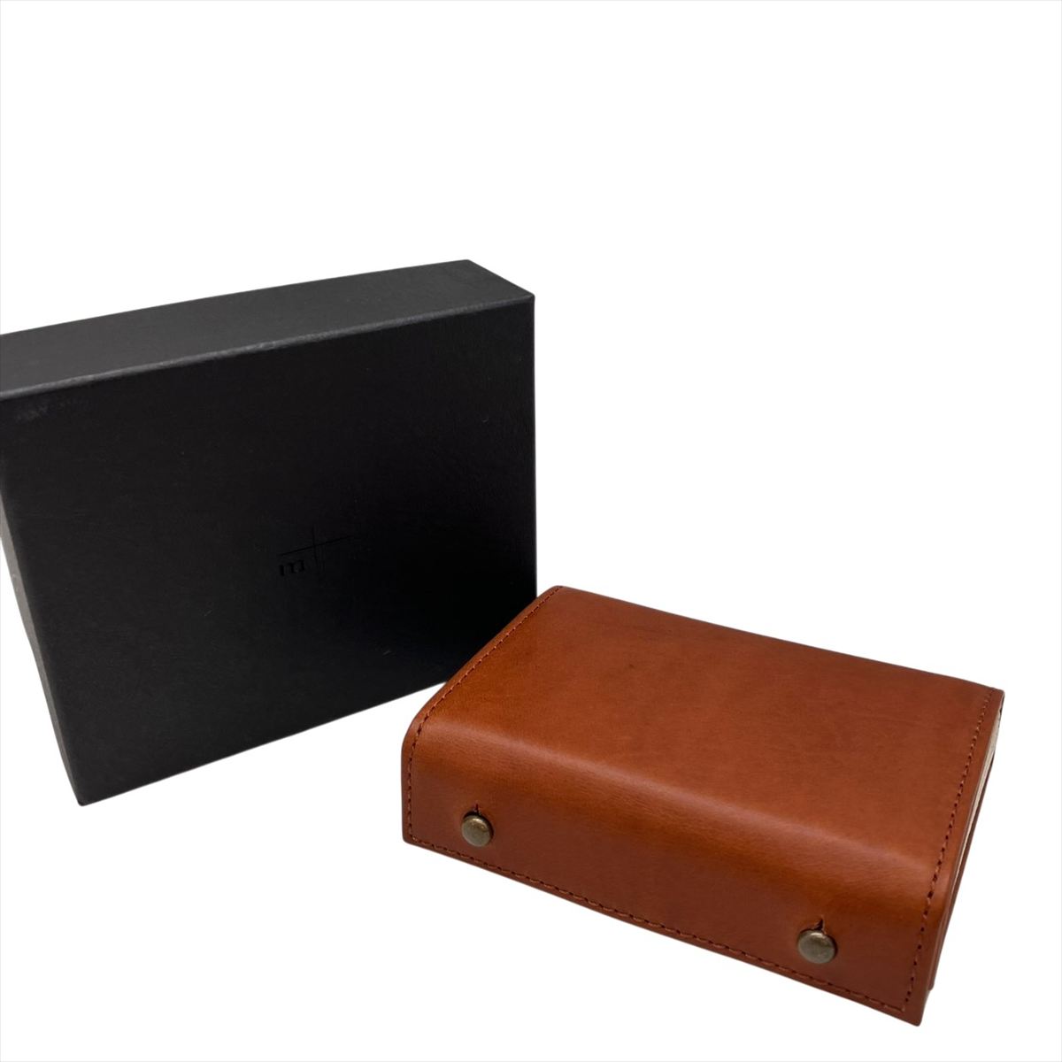 楽天市場】m＋ エムピウ millefoglie II P25 cognac 三つ折り