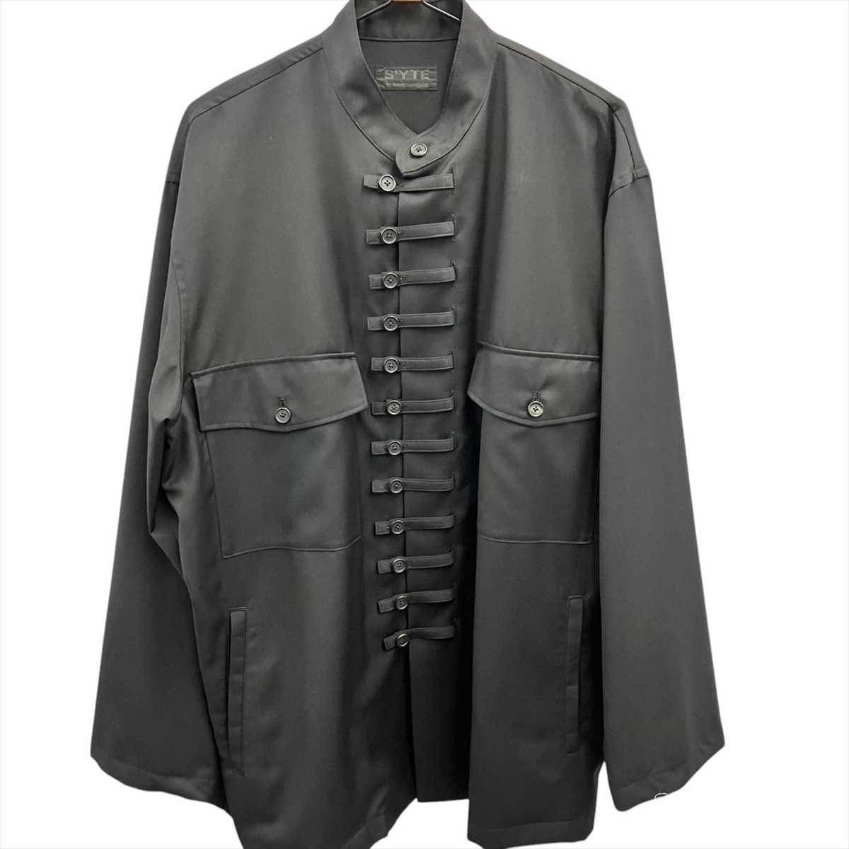 定価69,300円　s'yte サイト ヨウジヤマモト　ジャケット　コート 楽天市場】S'YTE サイトバイヨウジヤマモト UM-C47-917 TWILL WITH