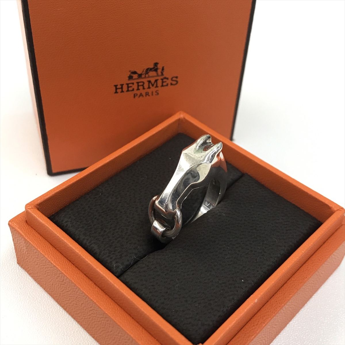 HERMES エルメス ギャロップリング シルバー 925 馬モチーフ ホース 59（19号） アクセサリー リング 指輪 【中古品】 26-021716 春日店