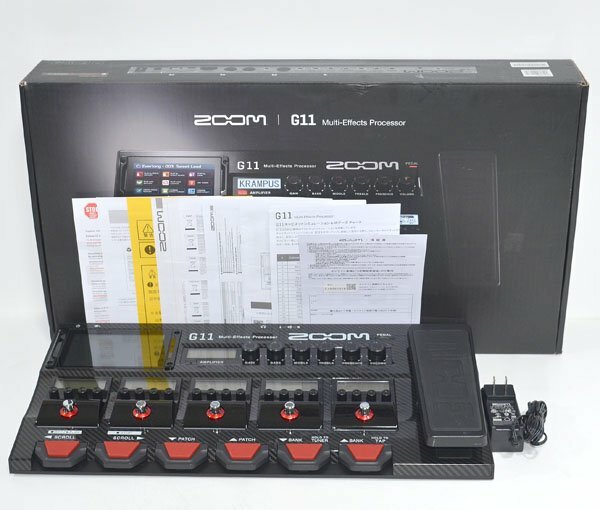 本日特価】 元箱付 ZOOM ズーム G11 マルチエフェクター 美品 fucoa.cl