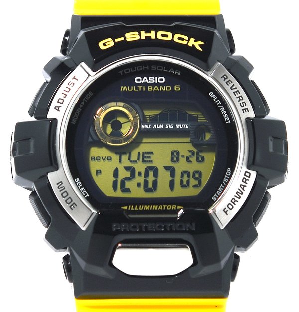 美品 G-Shock GWX-8900K イルクジ 電波ソーラー 美品 G-SHOCK GWX-8900K イルクジ限定 ブルー 電波ソーラー