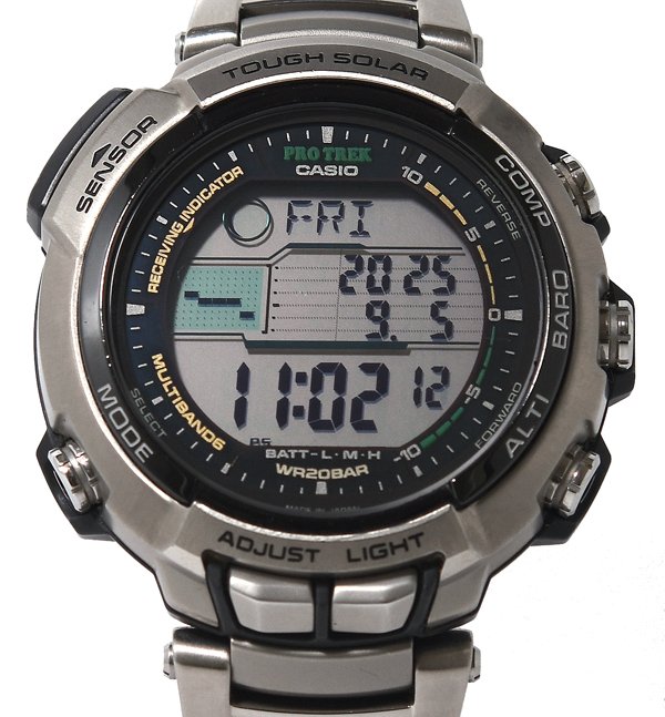 PROTREK PRW-2500T-7ER プロトレック　カシオ Protrek PRW-2500T-7ER - Casio Titanium Watch • Watchard.com