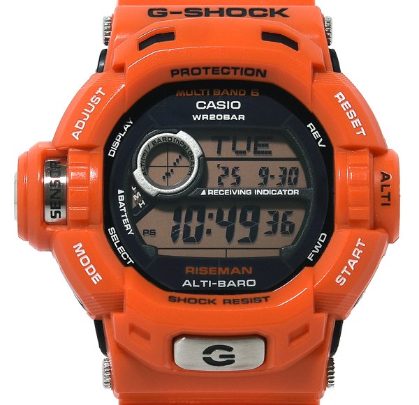 【未使用級】希少 G-SHOCK レスキューオレンジ ソーラー 電波時計 未使用級】希少 G-SHOCK レスキューオレンジ ソーラー 電波時計 楽天
