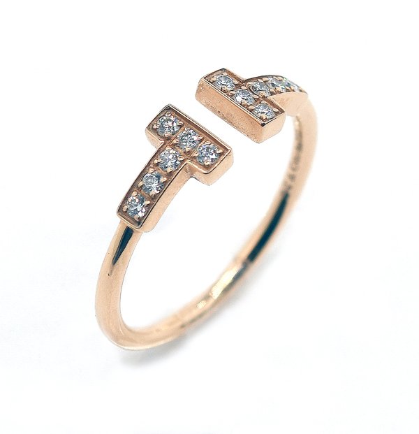楽天市場】ティファニー TIFFANY&Co. ダイヤモンド ワイヤー リング T