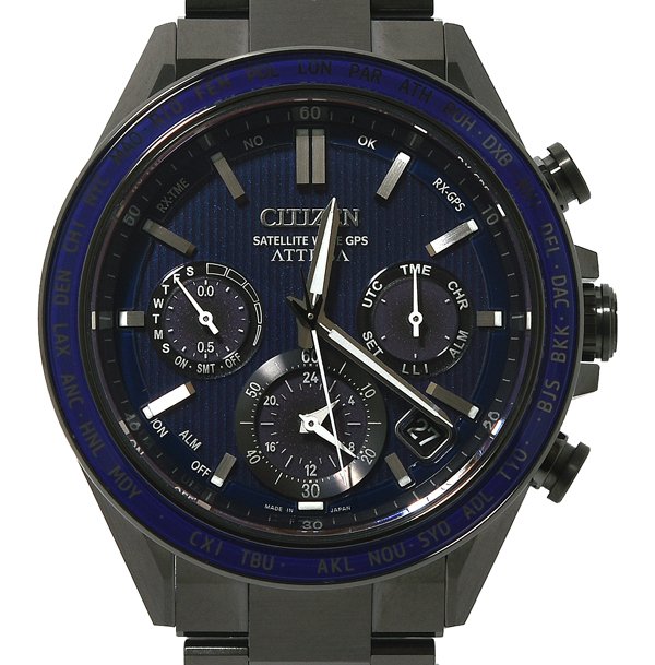 未使用！CITIZEN シチズン ATTESA アテッサ ACT Line ブラックチタンシリーズ CC4059-64L F950-0029S09 エコ・ドライブ メンズ｜Brand グランツ　店