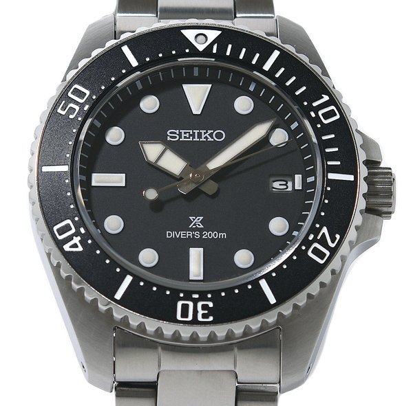 箱保付 美品 SEIKO セイコー PROSPEX プロスペックス DIVER SCUBA ダイバースキューバ SBDJ063 V157-00A0 ソーラー メンズ
