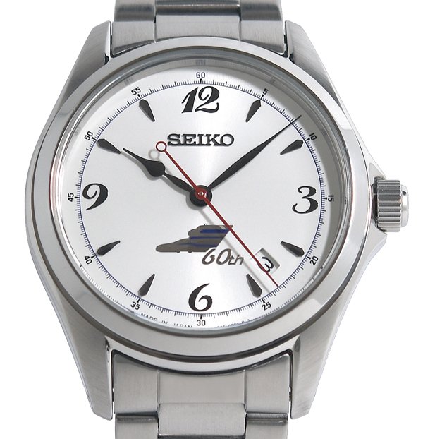 箱付 美品 SEIKO セイコー JR東海 東海道新幹線開業60周年記念 4R35-06V0 自動巻き メンズ