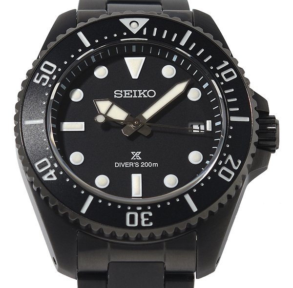 箱付 新品負けず劣らず SEIKO セイコー PROSPEX プロスペックス DIVER SCUBA ダイバースキューバ SBDJ065 V157-00A0 ソーラー メンズ