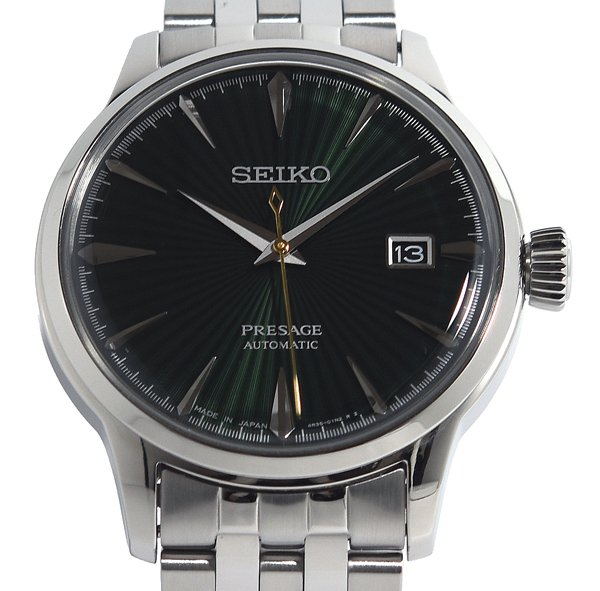 箱付 新品負けず劣らず SEIKO セイコー PRESAGE プレサージュ SARY271 4R35-01T0 緑であること文字記号盤 自動小銃一巻き メンズ