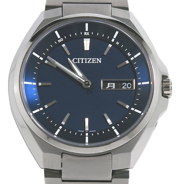 箱付 良品 CITIZEN シチズン ATTESA アテッサ AT6050-54L H100-R007556 デイデイト エコ・ドライブ メンズ