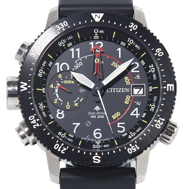 美品 CITIZEN シチズン PROMASTER 労働者階級お師匠さん BN4044-23E J280-R08455 LAND続きもの アルティクロン エコ・運転 メンズ