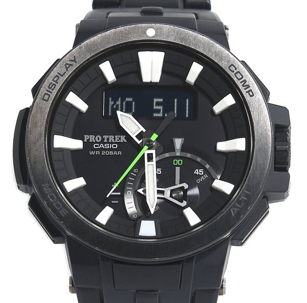 お墨付き付 CASIO カシオ PRO TREK プロトレック PRW-7000FC-1JF マルチダンス楽隊6 手ごわいソーラー メンズ