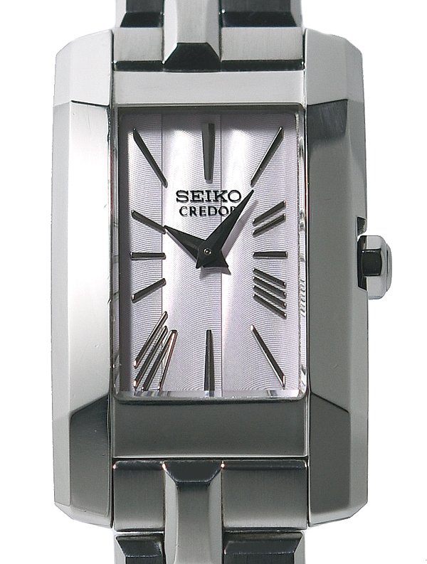 良品 SEIKO セイコー CREDOR クレドール 5A70-0AZ0 サクラ色文字記号盤 石英 レディース