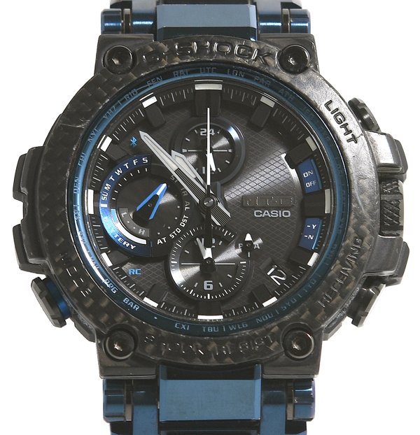 良品 CASIO カシオ G-SHOCK ジーショック MTG-B1000XB-1AJF MT-G Carbon Bezel Bluetooth積み上げる 電磁波ソーラー メンズ