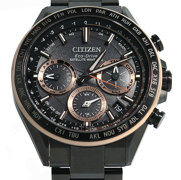 箱保付 美品 CITIZEN シチズン ATTESA アテッサ CC4016-67E F950-T027318 ACT Line エコ・運転 GPS人工衛星電磁波時辰儀 メンズ