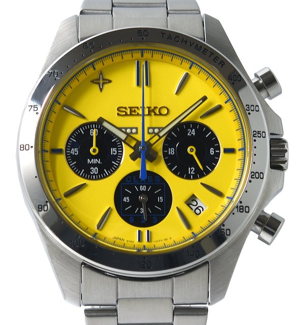 箱付 美品 SEIKO セイコー 923形 お医者さん黄色 航走20周年不死化携帯時計 8T63-01E0 制限事項5000本 石英 メンズ