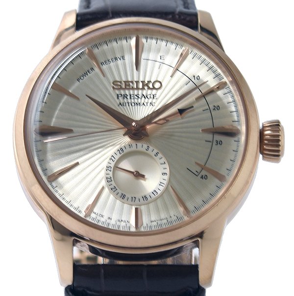 箱保付 美品 SEIKO セイコー PRESAGE プレザージュ 第一義的伝達ルート カクテルひと休み SARY132 4R57-00E0 自動小銃一巻き メンズ