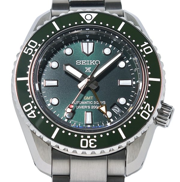 箱保付 美品 SEIKO セイコー PROSPEX プロスペックス SBEJ009 6R54-00D0 メカニカルダイバーズ 1968 GMT 自動小銃一巻き メンズ